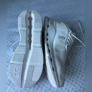 Brand new all white on cloud sneakers